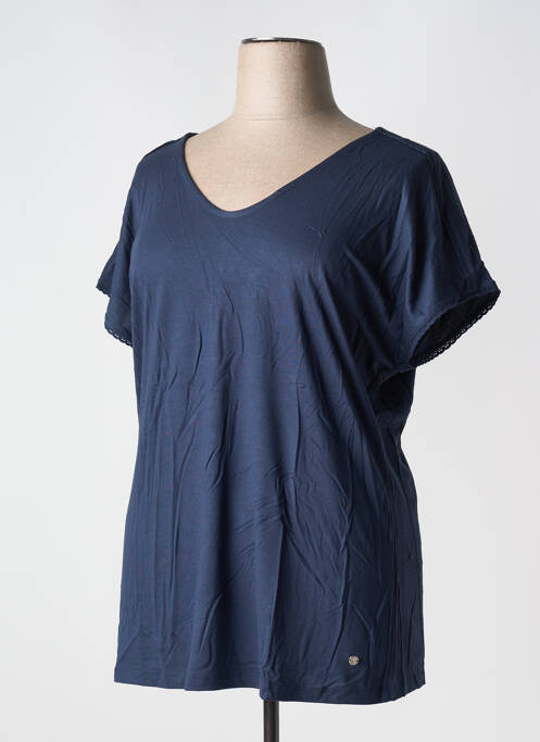 T-shirt bleu SHEEGO pour femme