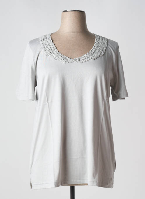 T-shirt gris SHEEGO pour femme