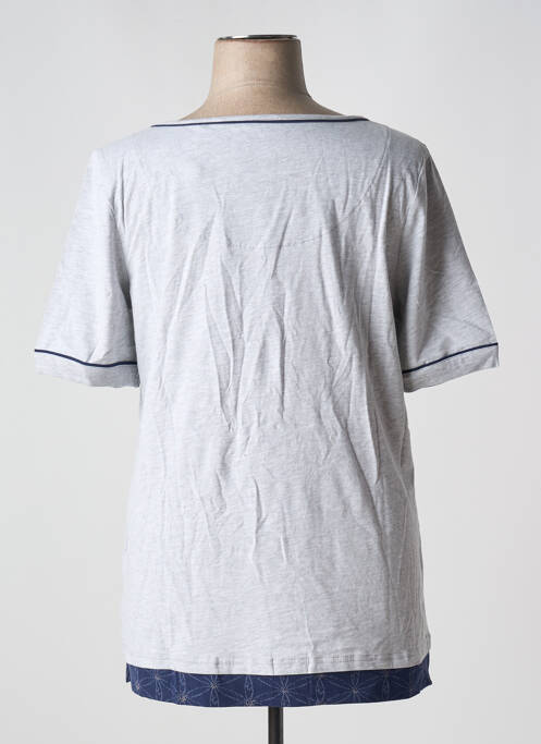 T-shirt gris SHEEGO pour femme