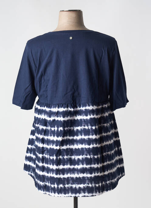 Tunique manches longues bleu SHEEGO pour femme