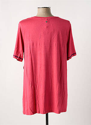 T-shirt coupe droite manches courtes rouge SHEEGO femme