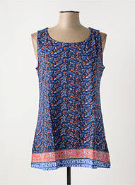 Top sans manche sans manche bleu SHEEGO femme