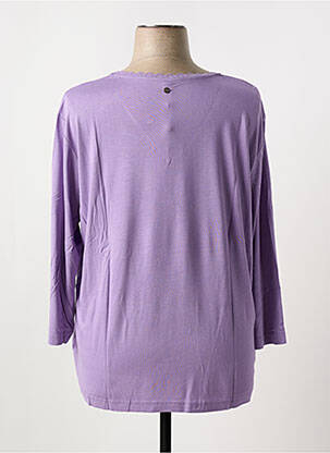 T-shirt manches 3/4 manches 3/4 violet SHEEGO femme