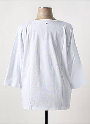 T-shirt manches 3/4 manches 3/4 blanc SHEEGO femme
