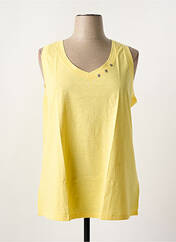 Débardeur jaune SHEEGO pour femme seconde vue