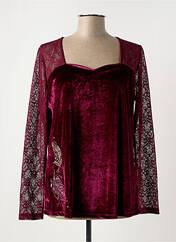 Top violet SHEEGO pour femme seconde vue