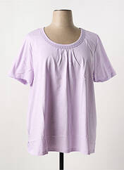 T-shirt violet SHEEGO pour femme seconde vue