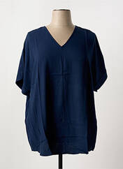 Tunique manches courtes bleu SHEEGO pour femme seconde vue