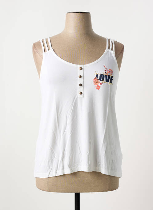 Débardeur blanc SHEEGO pour femme