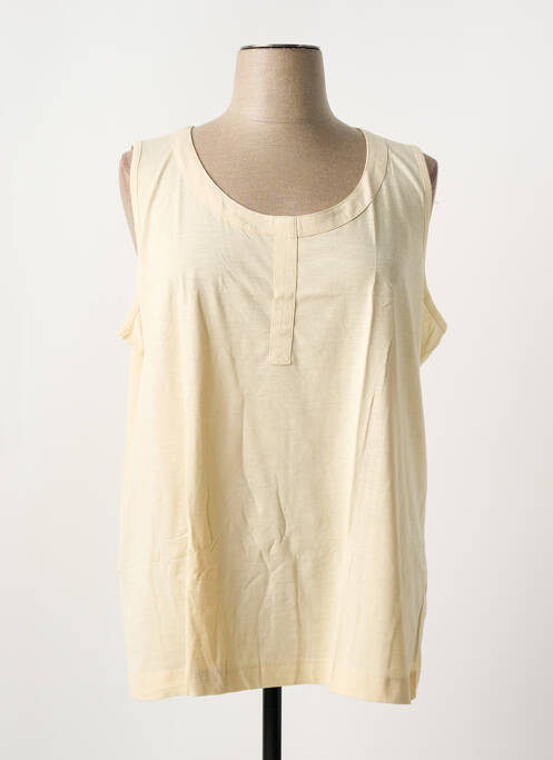 Débardeur jaune SHEEGO pour femme