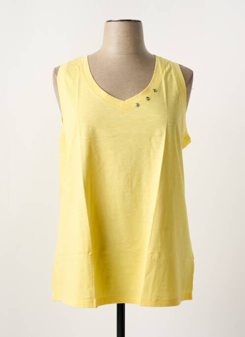 Débardeur jaune SHEEGO pour femme