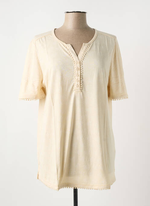 Top beige SHEEGO pour femme