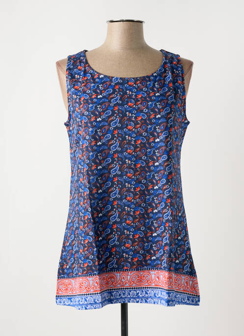 Top bleu SHEEGO pour femme