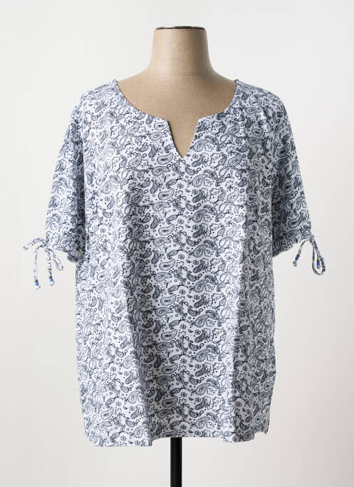 Top bleu SHEEGO pour femme