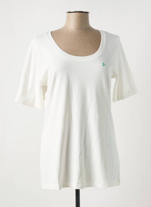 T-shirt blanc SHEEGO pour femme