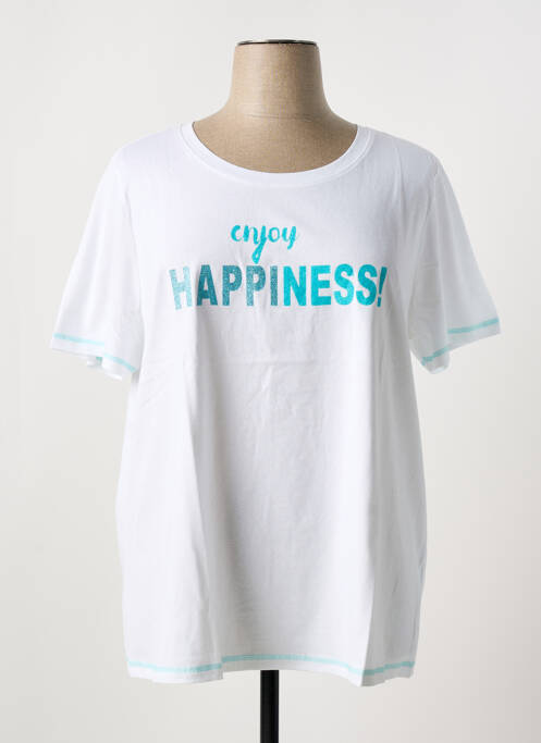 T-shirt blanc SHEEGO pour femme