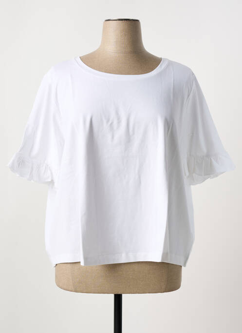 T-shirt blanc SHEEGO pour femme