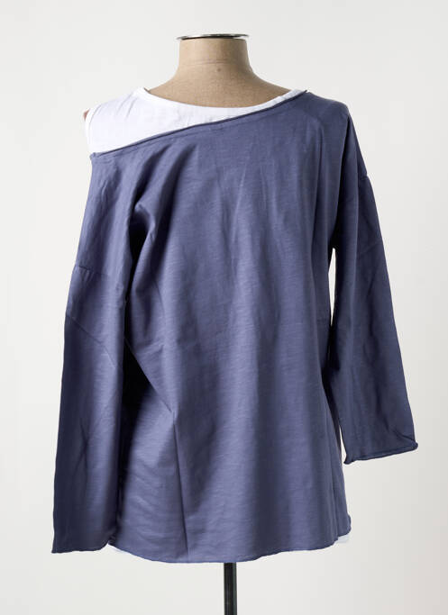 T-shirt bleu SHEEGO femme