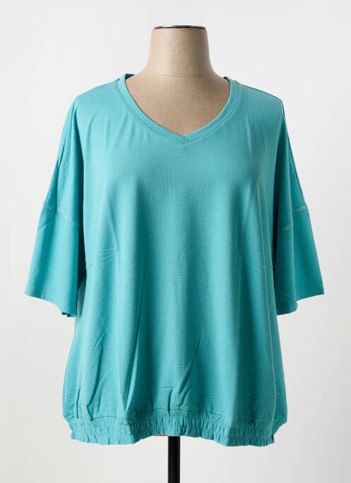 T-shirt bleu SHEEGO pour femme