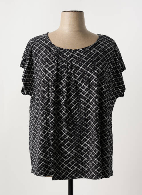 T-shirt noir SHEEGO pour femme