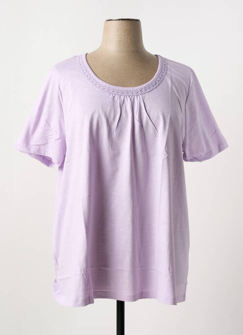 T-shirt violet SHEEGO pour femme