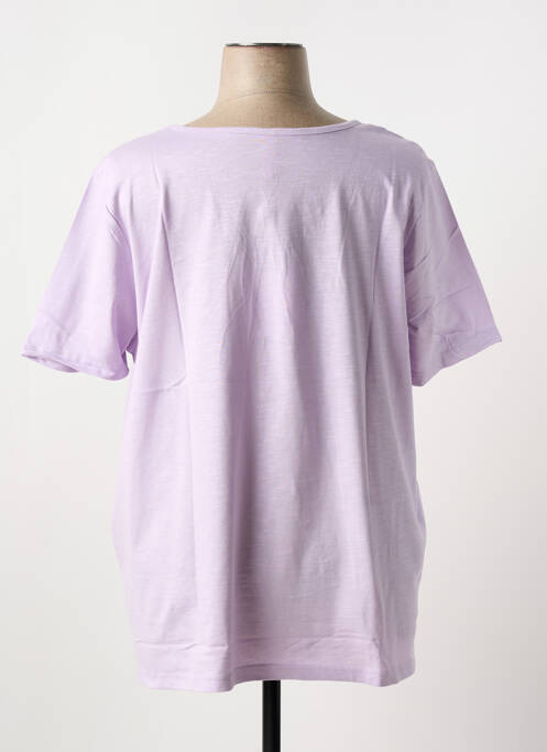T-shirt violet SHEEGO pour femme