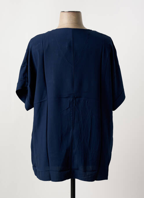 Tunique manches courtes bleu SHEEGO pour femme