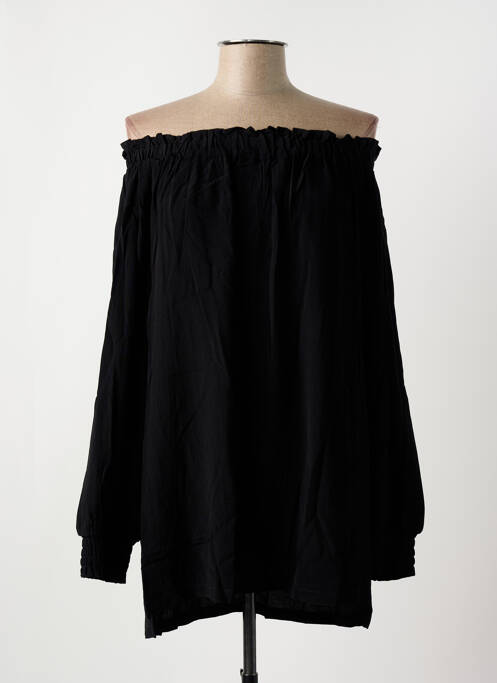 Tunique manches longues noir SHEEGO pour femme