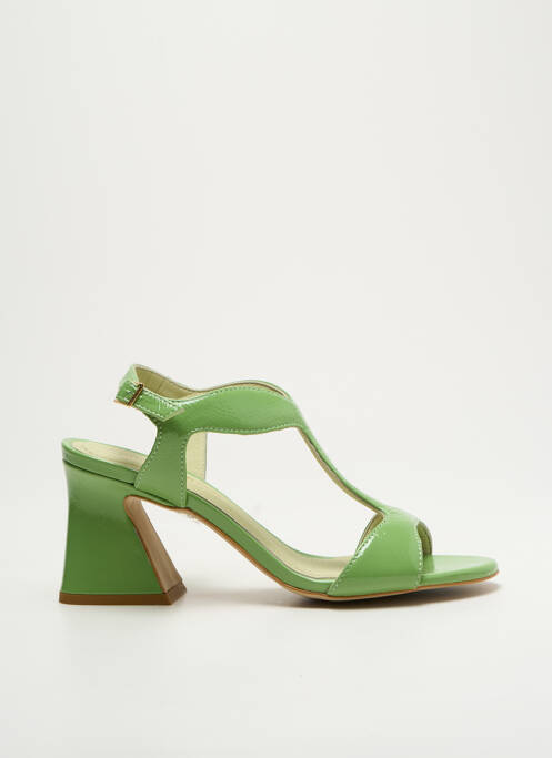 Sandales/nu pieds type de semelle amortissante talon de 7 à 9cm vert BRUNO PREMI femme