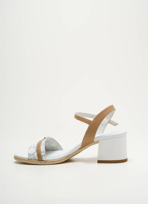 Sandales/Nu pieds blanc NERO GIARDINI pour femme