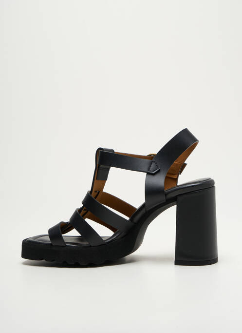 Sandales/Nu pieds noir UNISA pour femme