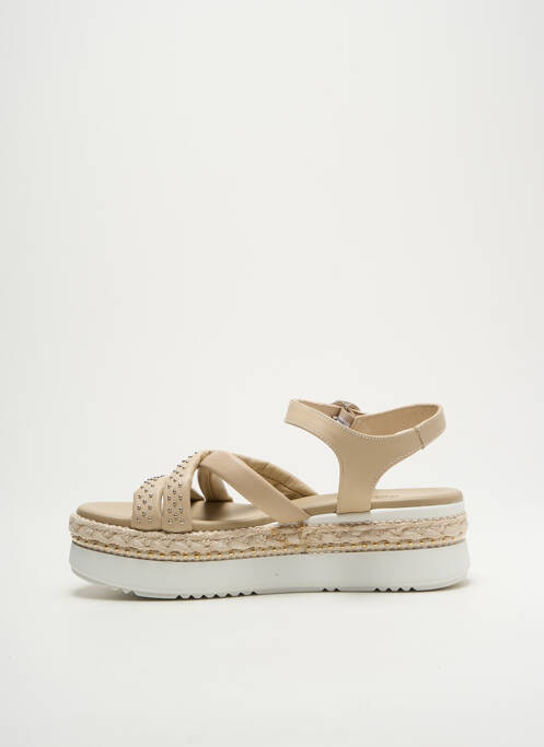 Sandales/Nu pieds beige NERO GIARDINI pour femme