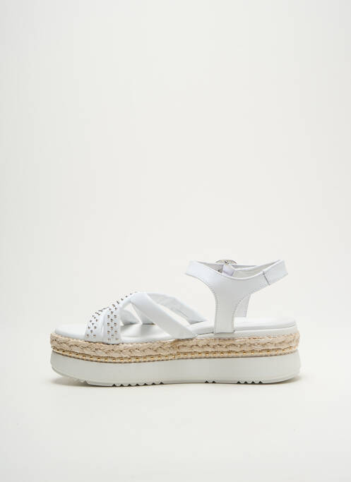 Sandales/Nu pieds blanc NERO GIARDINI pour femme