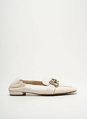Mocassins matière lisse talon plat jusqu'à 3cm beige HOGL femme