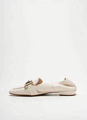 Mocassins matière lisse talon plat jusqu'à 3cm beige HOGL femme