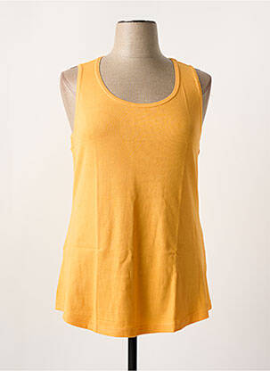 Débardeur coupe droite sans manche orange SHEEGO femme