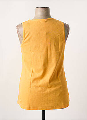 Débardeur coupe droite sans manche orange SHEEGO femme