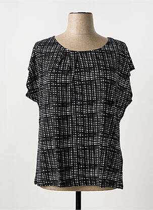 T-shirt coupe droite manches courtes bleu SHEEGO femme