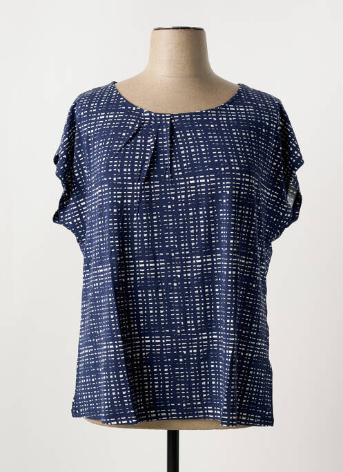 T-shirt bleu SHEEGO pour femme