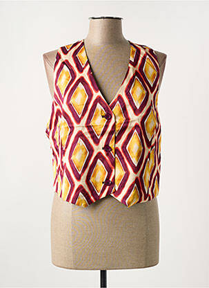 Gilet sans manche coupe cintrée orange SURKANA femme