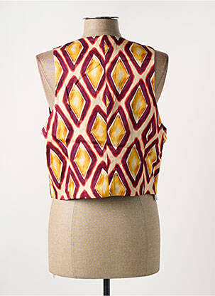 Gilet sans manche coupe cintrée orange SURKANA femme