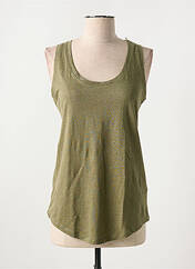 Débardeur vert MAJESTIC FILATURES pour femme seconde vue
