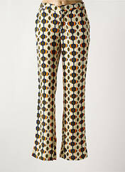 Pantalon flare orange STORIATIPIC pour femme seconde vue