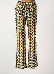 Pantalon flare orange STORIATIPIC pour femme seconde vue