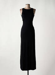 Robe longue noir MAJESTIC FILATURES pour femme seconde vue