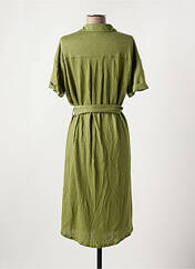 Robe mi-longue vert MAJESTIC FILATURES pour femme seconde vue