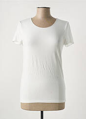 T-shirt blanc MAJESTIC FILATURES pour femme seconde vue