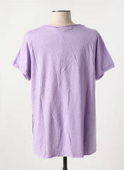T-shirt violet STORIATIPIC pour femme seconde vue