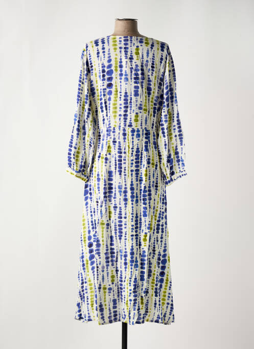 Robe longue bleu STORIATIPIC pour femme