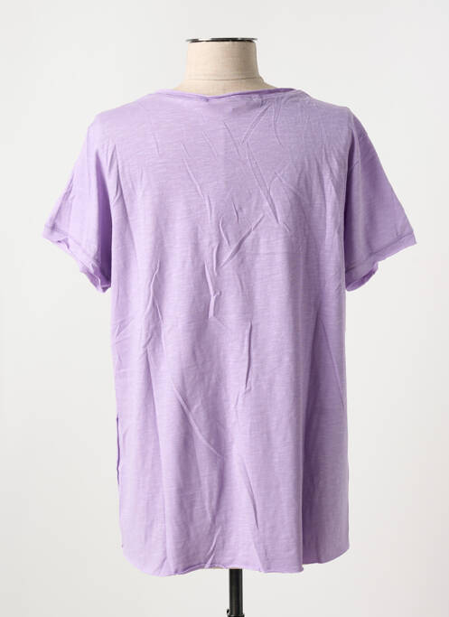 T-shirt violet STORIATIPIC femme